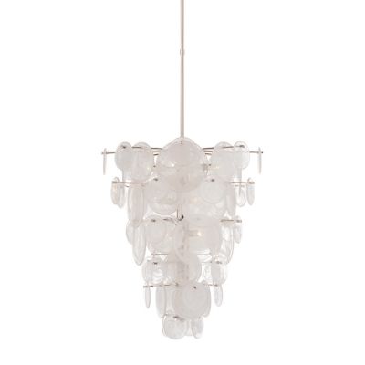 Loire Chandelier (White|Polished Nickel) - OPEN BOX