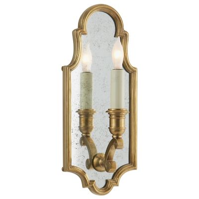 Sussex Framed Wall Sconce (Antique-Burnished Brass)-OPEN BOX