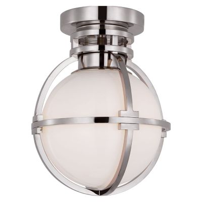 Gracie Flushmount (Polished Nickel|7 In|LED Bulb) - OPEN BOX