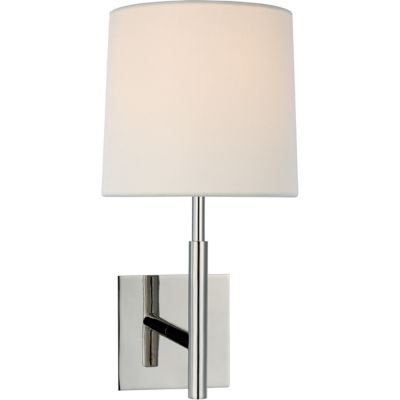 Clarion Library Wall Sconce (Polished Nickel) - OPEN BOX