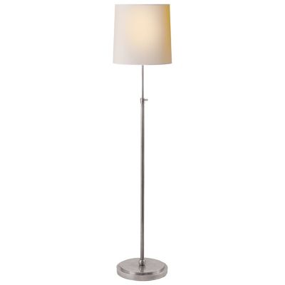 Bryant Floor Lamp (Antique Silver|Natural Paper) - OPEN BOX