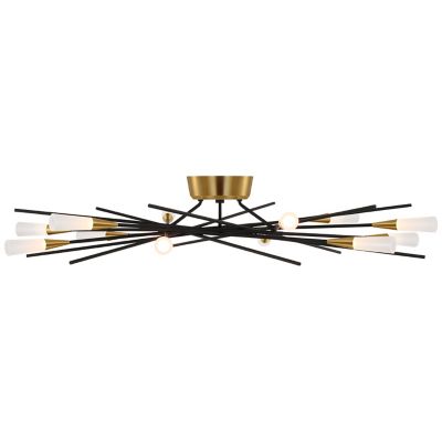 Stellar Radial LED Semi Flushmount
