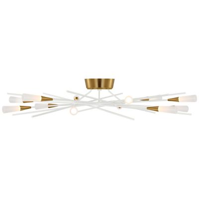 Stellar Radial LED Semi Flushmount