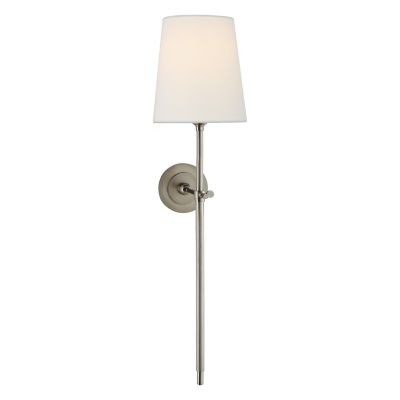Bryant Large Tail Wall Sconce(Linen|Antique Nickel)-OPEN BOX