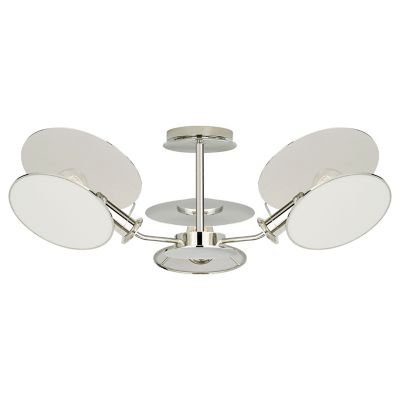 Osiris Reflector Semi-Flushmount (Nickel|Large) - OPEN BOX