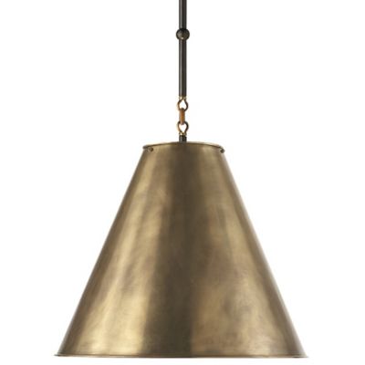 Goodman Pendant (Antique Brass with White|Bronze|S)-OPEN BOX