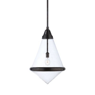 Gale Pendant (Bronze|Seeded Glass|Medium) - OPEN BOX