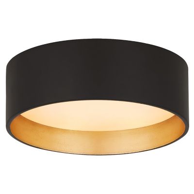 Shaw 5" Solitaire LED Flushmount (Matte Black) - OPEN BOX