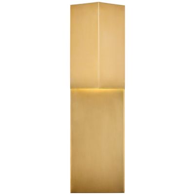 Rega LED Outdoor Wall Sconce(Burnished Brass|18 In)-OPEN BOX