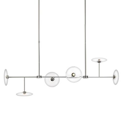 Calvino LED Linear Suspension (Polished Nickel) - OPEN BOX