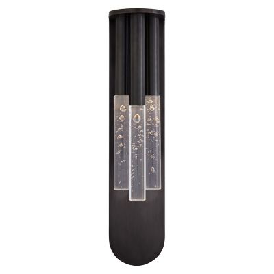 Rousseau Multi-Drop Sconce (Bronze|Seeded Glass) - OPEN BOX