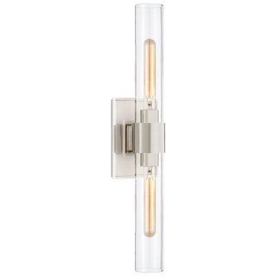 Presidio Petite Wall Sconce (Clear Glass|Nickel) - OPEN BOX