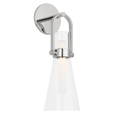 Larkin Conical Bracketed LED Wall Sconce (Nickel) - OPEN BOX