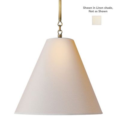 Goodman Pendant (Linen|Antique Brass|Small) - OPEN BOX