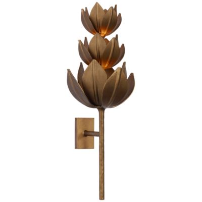 Alberto LED Wall Sconce (Antique Bronze Leaf|Large)-OPEN BOX