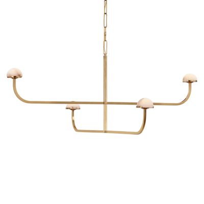 Pedra Shallow Chandelier (Burnished Brass|2 Tiers)-OPEN BOX