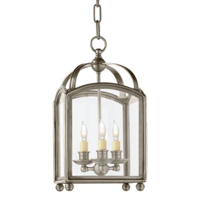 Arch Top Lantern Pendant (Antique Nickel|Mini) - OPEN BOX