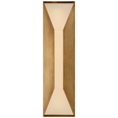 Stretto Outdoor Wall Sconce (Burnished Brass|Med) - OPEN BOX