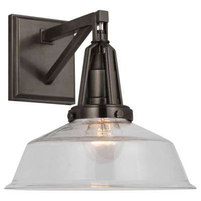 Layton Wall Sconce (Clear|Bronze) - OPEN BOX