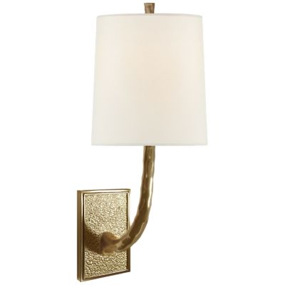 Lyric Branch Wall Sconce (Soft Brass|Linen) - OPEN BOX