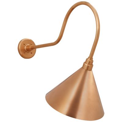 Academy Angled Outdoor Savannah Conical Wall Sconce