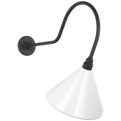 Academy Angled Outdoor Savannah Conical Wall Sconce