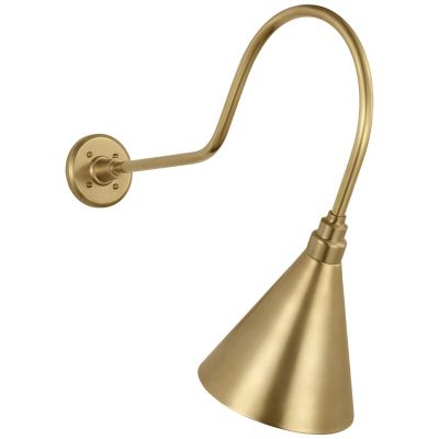 Academy Angled Outdoor Savannah Conical Wall Sconce