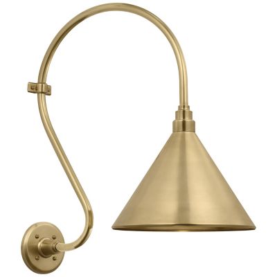 Academy Larabee Conical Savannah Outdoor Wall Sconce