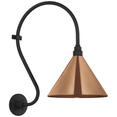 Academy Larabee Conical Savannah Outdoor Wall Sconce