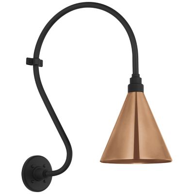 Academy Larabee Conical Savannah Outdoor Wall Sconce