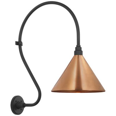 Academy Larabee Conical Savannah Outdoor Wall Sconce