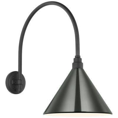 Academy Arched Conical Savannah Outdoor Wall Sconce
