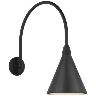 Academy Arched Conical Savannah Outdoor Wall Sconce