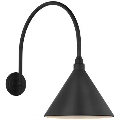 Academy Arched Conical Savannah Outdoor Wall Sconce