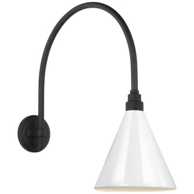 Academy Arched Conical Savannah Outdoor Wall Sconce