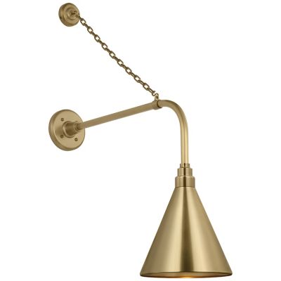 Academy Anchored Conical Savannah Outdoor Wall Sconce