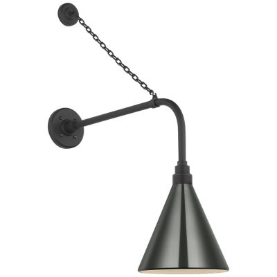 Academy Anchored Conical Savannah Outdoor Wall Sconce