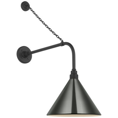 Academy Anchored Conical Savannah Outdoor Wall Sconce