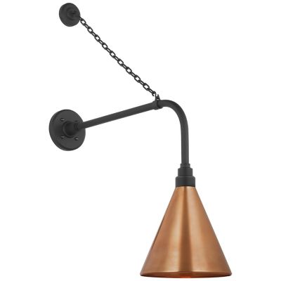 Academy Anchored Conical Savannah Outdoor Wall Sconce