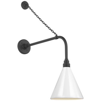 Academy Anchored Conical Savannah Outdoor Wall Sconce