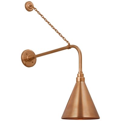 Academy Anchored Conical Savannah Outdoor Wall Sconce