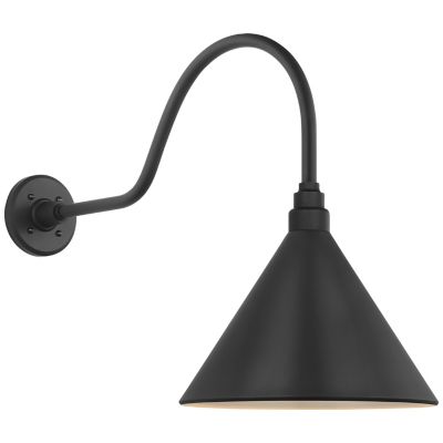 Academy Flynn Conical Savannah Outdoor Wall Sconce