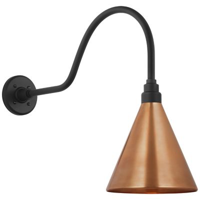 Academy Flynn Conical Savannah Outdoor Wall Sconce