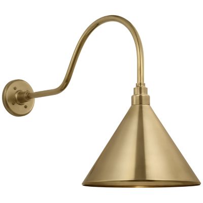 Academy Flynn Conical Savannah Outdoor Wall Sconce