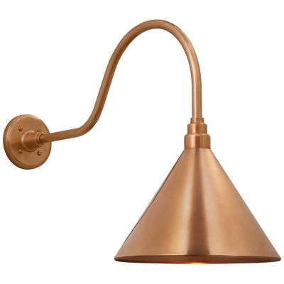 Academy Flynn Conical Savannah Outdoor Wall Sconce