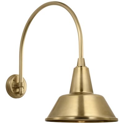 Academy Arched Bowers Outdoor Wall Sconce
