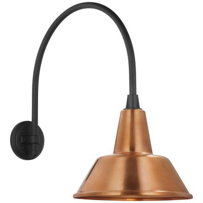 Academy Arched Bowers Outdoor Wall Sconce