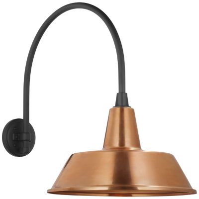 Academy Arched Bowers Outdoor Wall Sconce