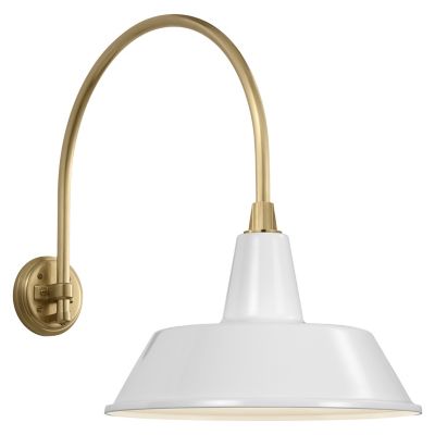 Academy Arched Bowers Outdoor Wall Sconce