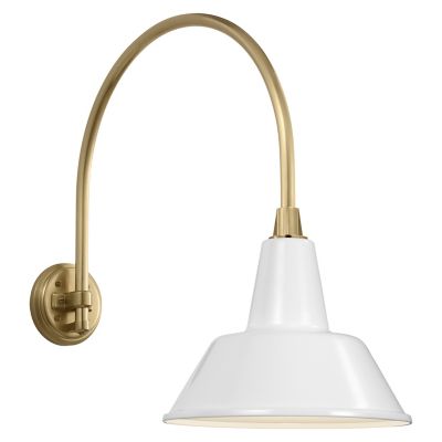 Academy Arched Bowers Outdoor Wall Sconce
